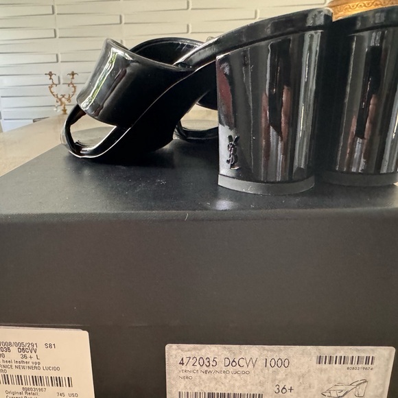 Saint Laurent patent leather size 36.5 - Picture 5 of 6